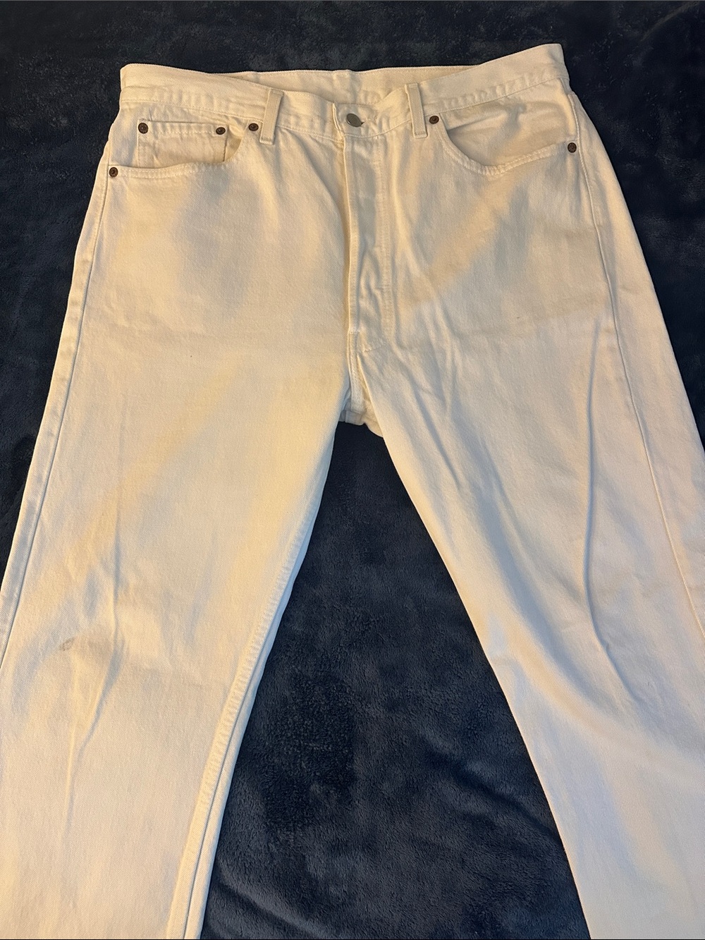 Levi's vintage Made in USA Men’s White Straight Jeans